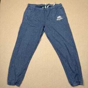 Roots Whistler Canada Salt & Pepper Sweatpants Women's Large Blue Joggers